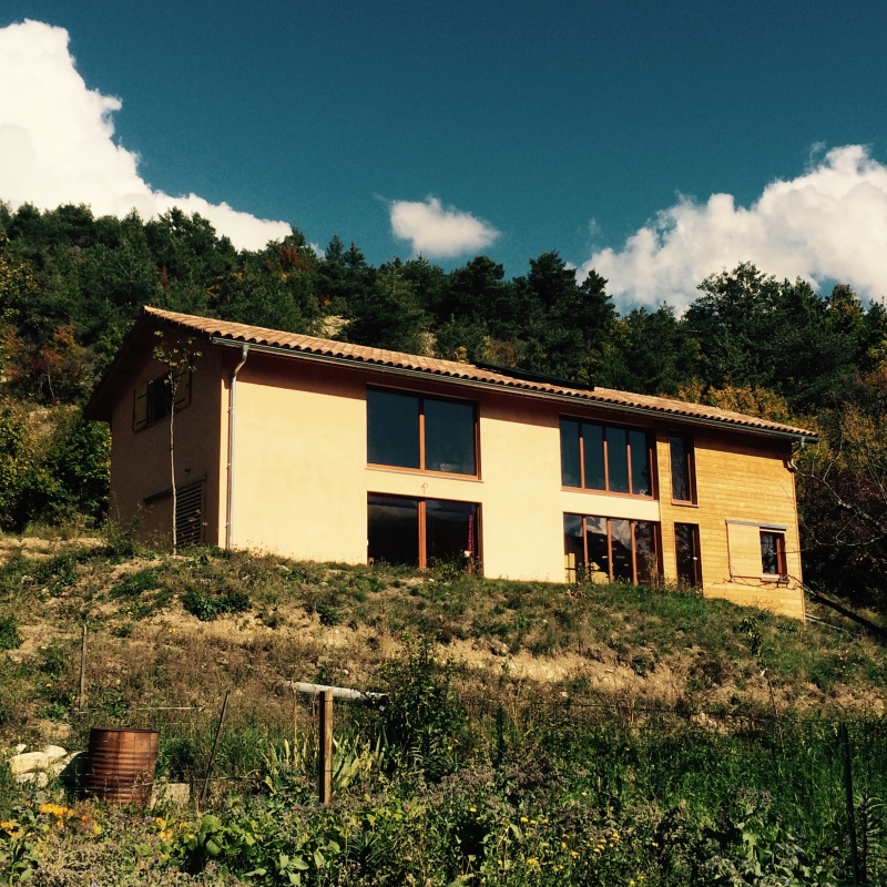 Maison ossature bois à la Faurie