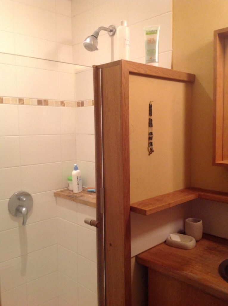 Intérieur d'une extension en ossature bois