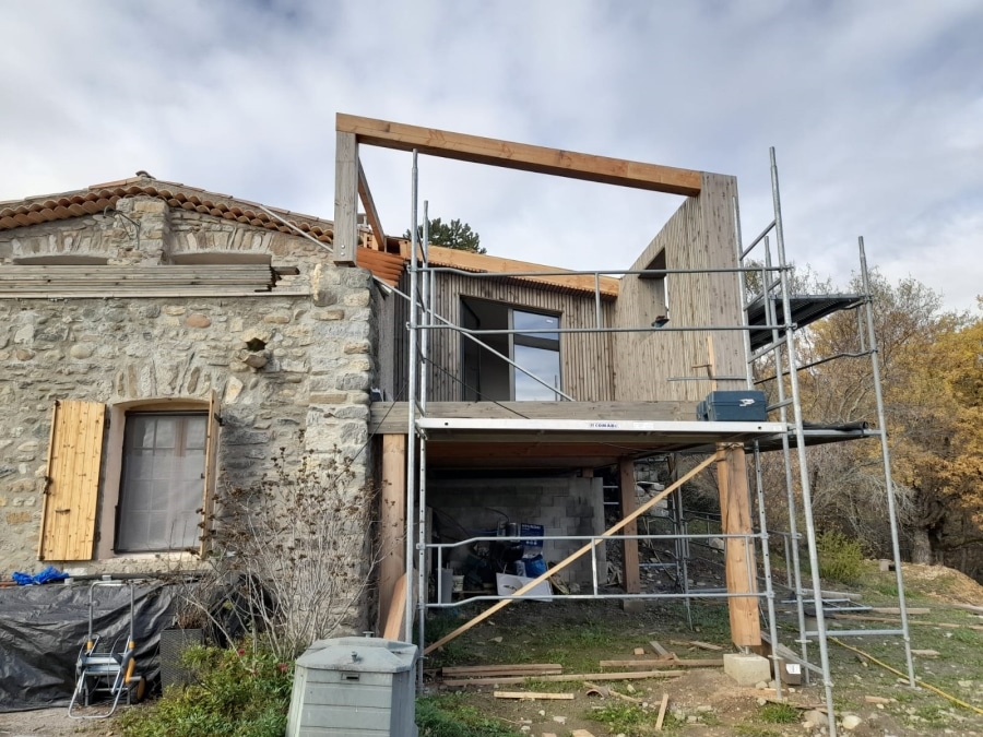 Extension douglas en cours