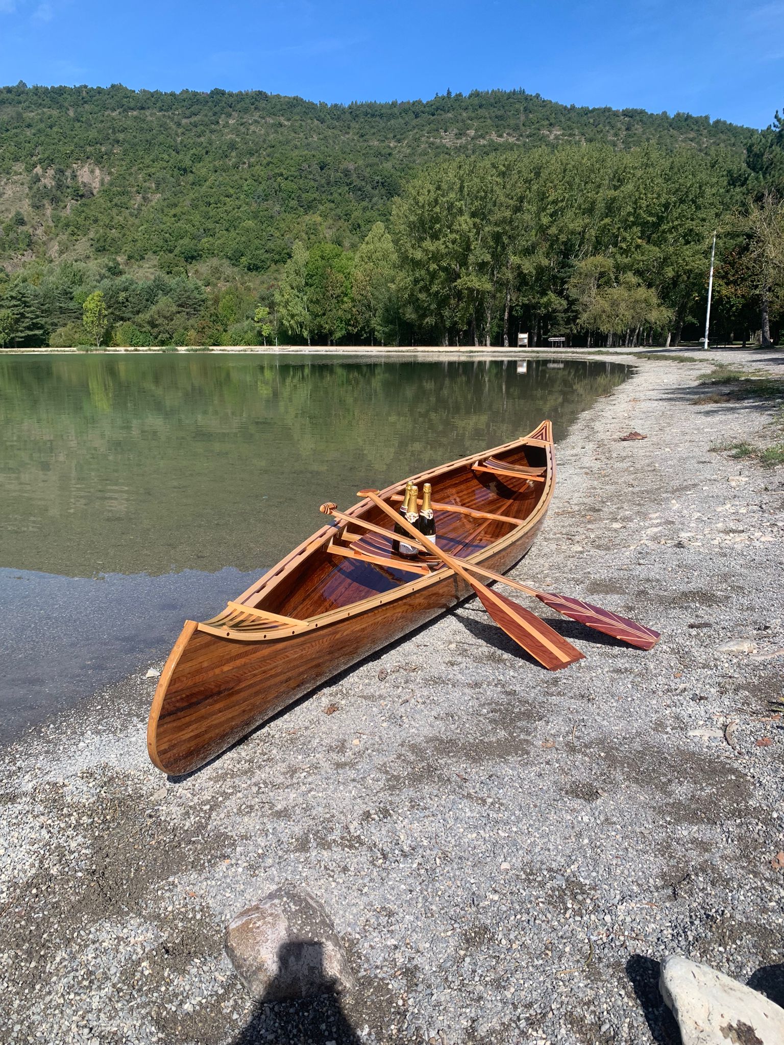 Canoe en bois - formation encadrement projet personnel